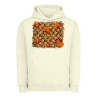Pigment Pistachio autumn leafe backround Urban Hoodie - RanaPortraitStore