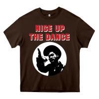 Chocolate Brown nice up the dance Heavy Core Tee - artisFamous