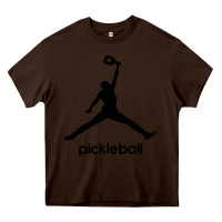 Chocolate Brown funny pickleball Heavy Core Tee - artisFamous