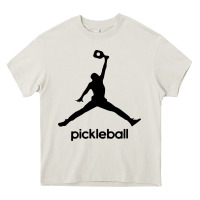 Cream funny pickleball Heavy Core Tee - artisFamous