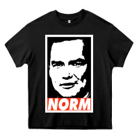 Black norm macdonald Heavy Core Tee - artisFamous