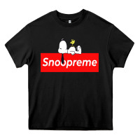 Black snoopreme Heavy Core Tee - artisFamous