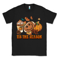 Black tis the season football Classic Tee - BarkalooDesign
