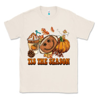 Natural tis the season football Classic Tee - BarkalooDesign
