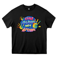 Black Cure ableism not Autism Heavy Core Tee - FaDigitalArtStudio