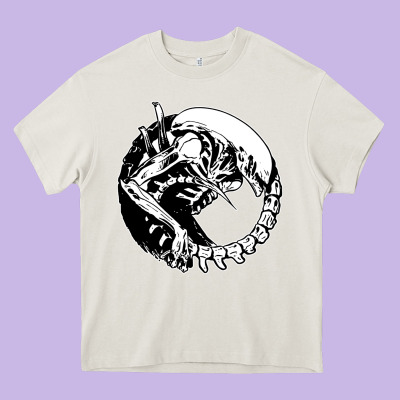 Xenomorph Heavy Core Tee Designed By Artisfamous