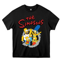 The Simpsons Funny Family Heavy Core Tee | Teevron