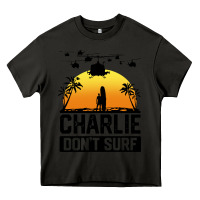 Asphalt summer vacation charlie don't surf Heavy Core Tee - artisFamous