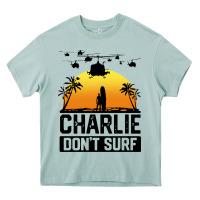 Arona summer vacation charlie don't surf Heavy Core Tee - artisFamous