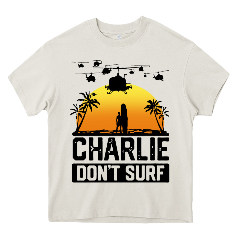 Summer Vacation Charlie Don't Surf Heavy Core Tee by artisFamous | Teevron