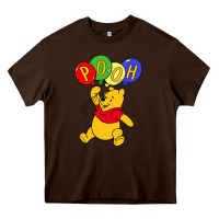 Chocolate Brown hunny the pooh Heavy Core Tee - artisFamous