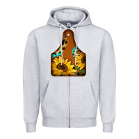 Heather Grey cowtag Zipper Hoodie - Jasminsmagicworld