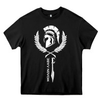 Black sparta krieger fitness   molon labe Heavy Core Tee - artisFamous