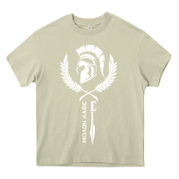 Mossy sparta krieger fitness   molon labe Heavy Core Tee - artisFamous