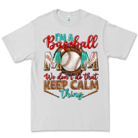 Dove Grey i'm a baseball mom we don't do that Premium Tee - BundleAndBundleShop