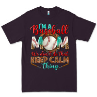Plum i'm a baseball mom we don't do that Premium Tee - BundleAndBundleShop