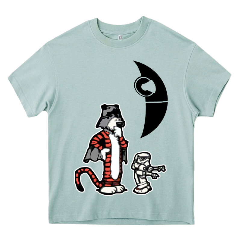 Hobbes And Calvin Heavy Core Tee by artisFamous | Teevron
