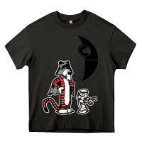 Asphalt hobbes and calvin Heavy Core Tee - artisFamous