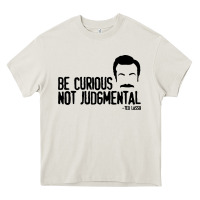 Cream be curious not judgemental Heavy Core Tee - artisFamous