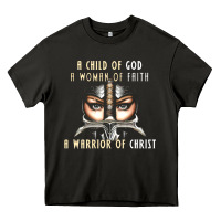 Asphalt child of god woman of faith warrior of christ Heavy Core Tee - artisFamous
