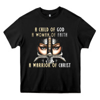 Black child of god woman of faith warrior of christ Heavy Core Tee - artisFamous