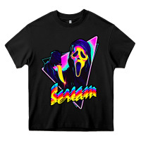 Black scream horror movie Heavy Core Tee - artisFamous