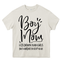 Cream boy mom less drama than girls but harder to Heavy Core Tee - artisFamous