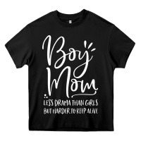 Black boy mom less drama than girls but harder to Heavy Core Tee - artisFamous