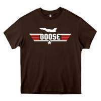 Chocolate Brown goose Heavy Core Tee - artisFamous