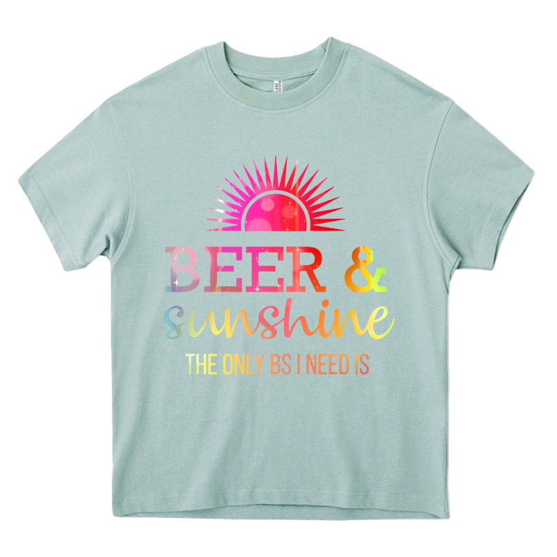 The Only Bs I Need Is Beer Sunshine Heavy Core Tee by artisFamous | Teevron
