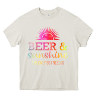 Cream the only bs i need is beer sunshine Heavy Core Tee - artisFamous