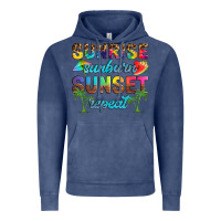 Vintage Denim sunrise sunburn sunset repeat Vintage Hoodie - Artiststas