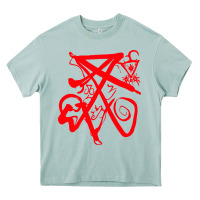 Arona lucifer calligraphy 2 Heavy Core Tee - artisFamous