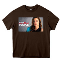 Chocolate Brown mary kills people Heavy Core Tee - artisFamous