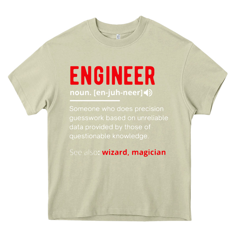 Engineer Definition Heavy Core Tee by artisFamous | Teevron