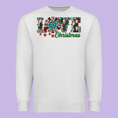 Christmas Love Windmill Premium Sweatshirt Designed By Ranaportraitstore