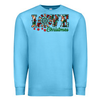 Ocean Blue christmas love windmill Premium Sweatshirt - RanaPortraitStore