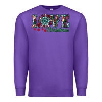 Purple christmas love windmill Premium Sweatshirt - RanaPortraitStore