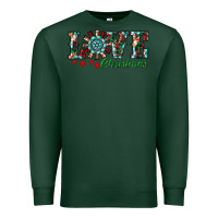 Sports Green christmas love windmill Premium Sweatshirt - RanaPortraitStore