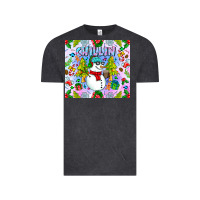 Vintage Black Chillin Snow Vintage Tee - CowhideDigitalArt