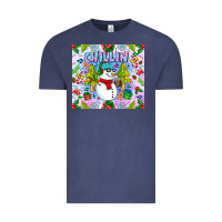 Vintage Denim Chillin Snow Vintage Tee - CowhideDigitalArt