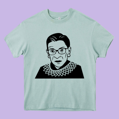 Ruth Bader Ginsburg Heavy Core Tee Designed By Artisfamous