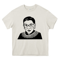 Cream ruth bader ginsburg Heavy Core Tee - artisFamous