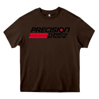 Chocolate Brown precision turbo engine classic Heavy Core Tee - artisFamous