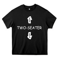 Black two seater Heavy Core Tee - artisFamous