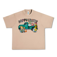 Burro Happy Easter truck Urban Heavy Tee - CowhideDigitalArt