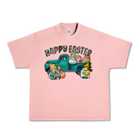Salmon Happy Easter truck Urban Heavy Tee - CowhideDigitalArt