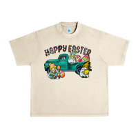Sandshell Happy Easter truck Urban Heavy Tee - CowhideDigitalArt