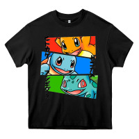 Black kanto starters Heavy Core Tee - artisFamous