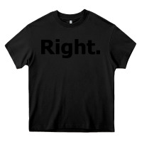 Black right Heavy Core Tee - artisFamous